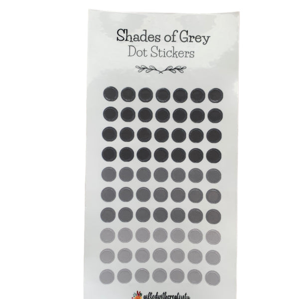 COLORED DOT STICKER SHEET