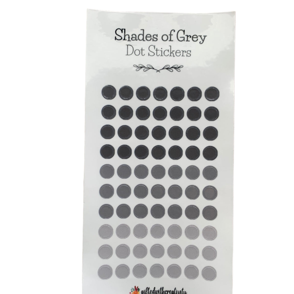 COLORED DOT STICKER SHEET