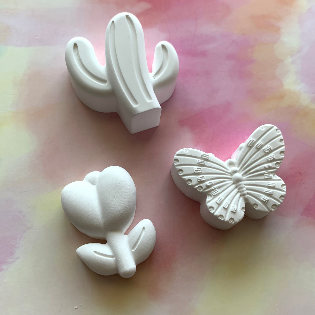 PAINT YOUR OWN NATURE SET CERAMIC- RESIN KIT, DIY PAINTING ACTIVITY FOR KIDS AND ADULTS