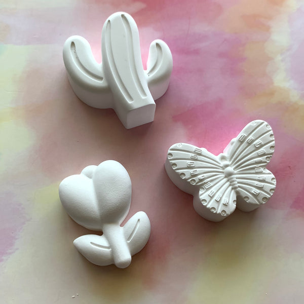 PAINT YOUR OWN NATURE SET CERAMIC- RESIN KIT, DIY PAINTING ACTIVITY FOR KIDS AND ADULTS