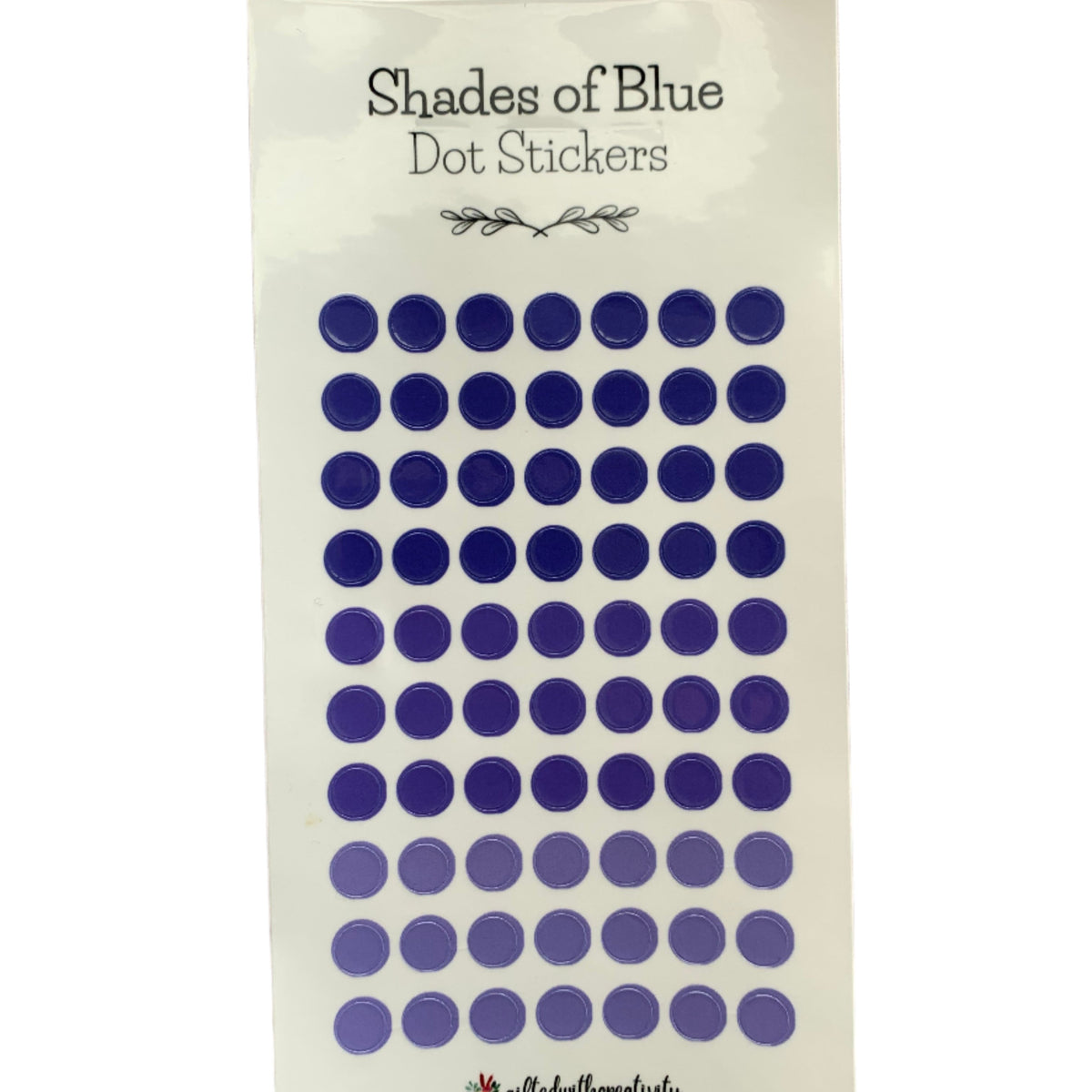 COLORED DOT STICKER SHEET