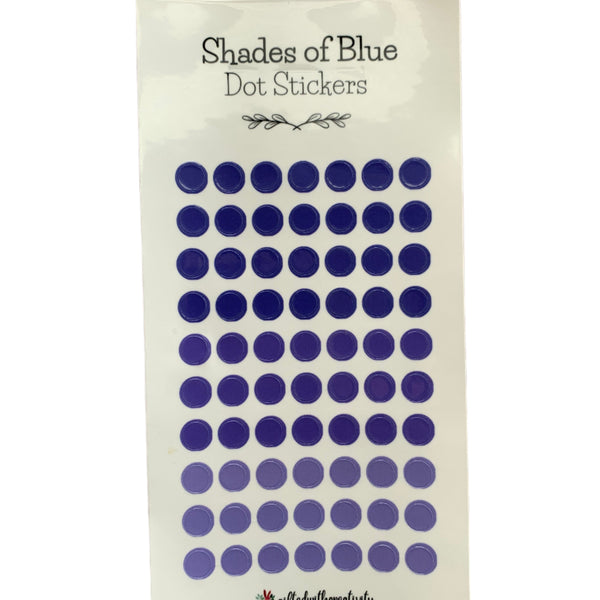 COLORED DOT STICKER SHEET