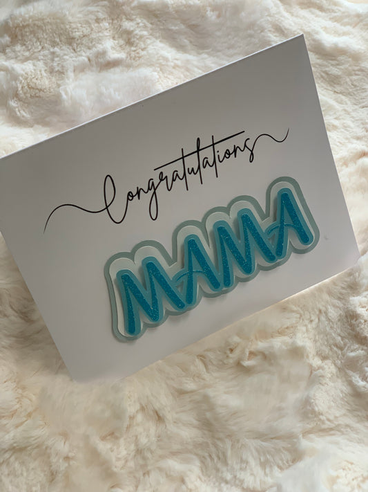 A2 SIZE CONGRADULATIONS MAMA CARD