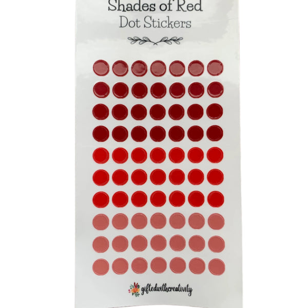COLORED DOT STICKER SHEET