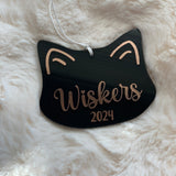 PERSONALIZED ACRYLIC CAT, PET, ANIMAL ORNAMENT