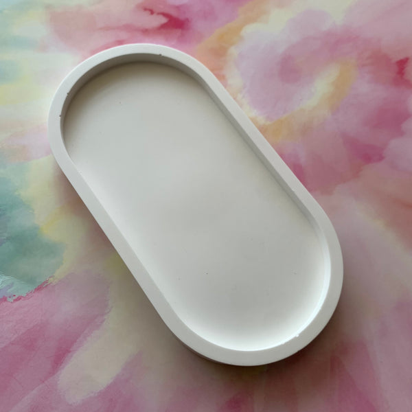 PAINT YOUR OWN OVAL TRAY CERAMIC KIT, DIY POTTERY PAINTING ACTIVITY FOR KIDS AND ADULTS