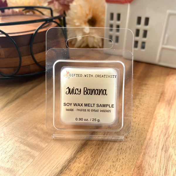 JUICY BANANA SOY WAX MELT