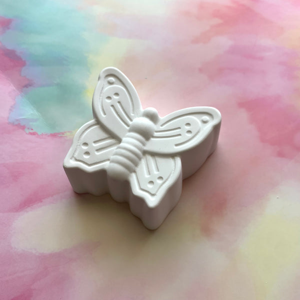 PAINT YOUR OWN BUTTERFLY CERAMIC KIT, DIY POTTERY PAINTING ACTIVITY FOR KIDS AND ADULTS