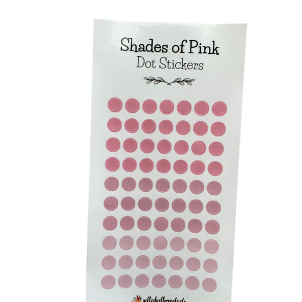 COLORED DOT STICKER SHEET
