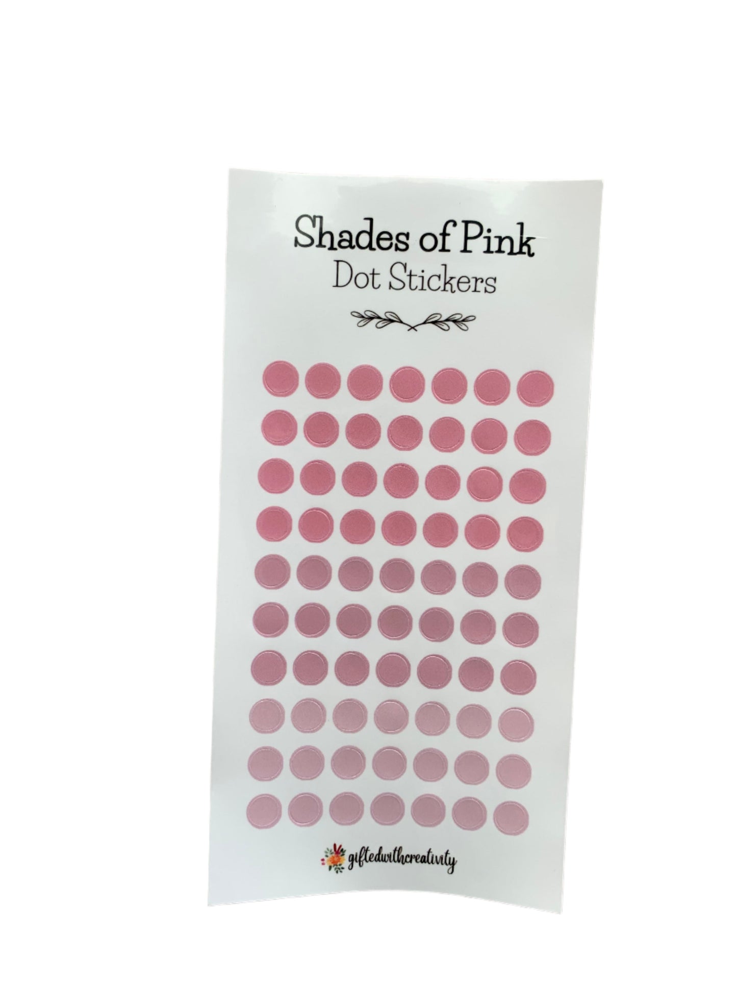 COLORED DOT STICKER SHEETS