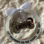 PERSONALIZED ACRYLIC SANTA HAT MEMORIAL DOG BONE, PET, ANIMAL ORNAMENT