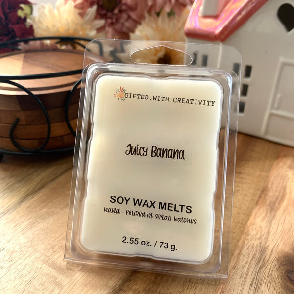 JUICY BANANA SOY WAX MELT