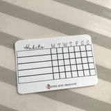 MINI HABIT GOALS TRACKER PLANNER STICKER