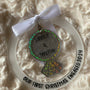 PERSONALIZED ACRYLIC FIRST CHRISTMAS ENGAGED ORNAMENT