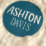 PERSONALIZED ACRYLIC BABY NAME BIRTH ANNOUNCEMENT SIGN