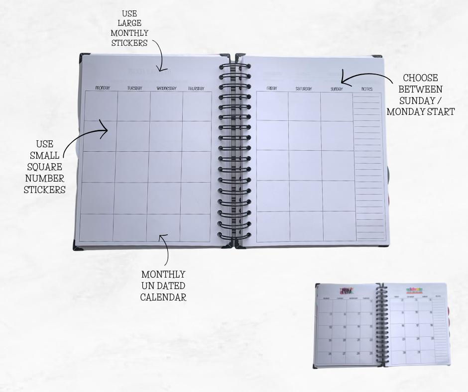 TIME.SPENT.WELL FLORAL MAUVE UNDATED CHRISTIAN PLANNER