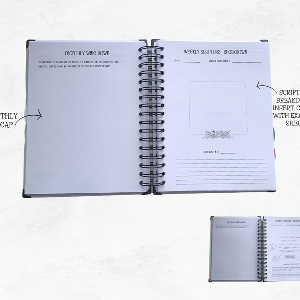 TIME.SPENT.WELL FLORAL MAUVE UNDATED CHRISTIAN PLANNER