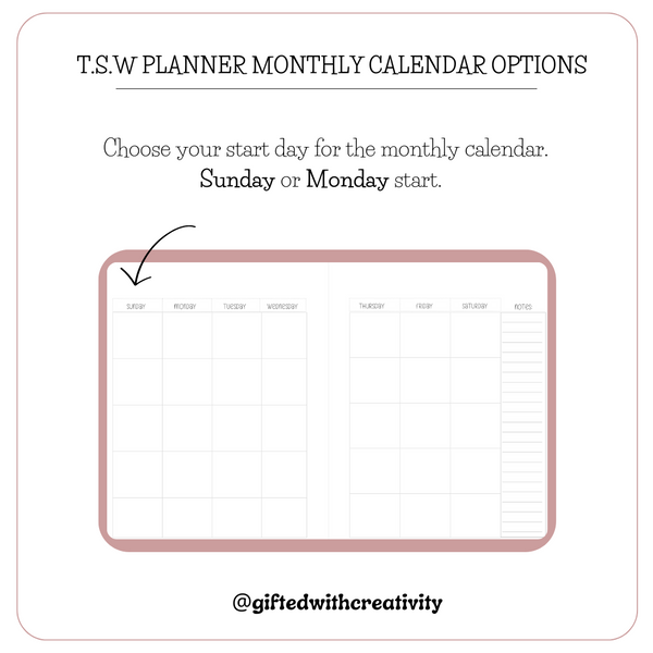 TIME.SPENT.WELL WHIMSY STEMS UNDATED CHRISTIAN PLANNER