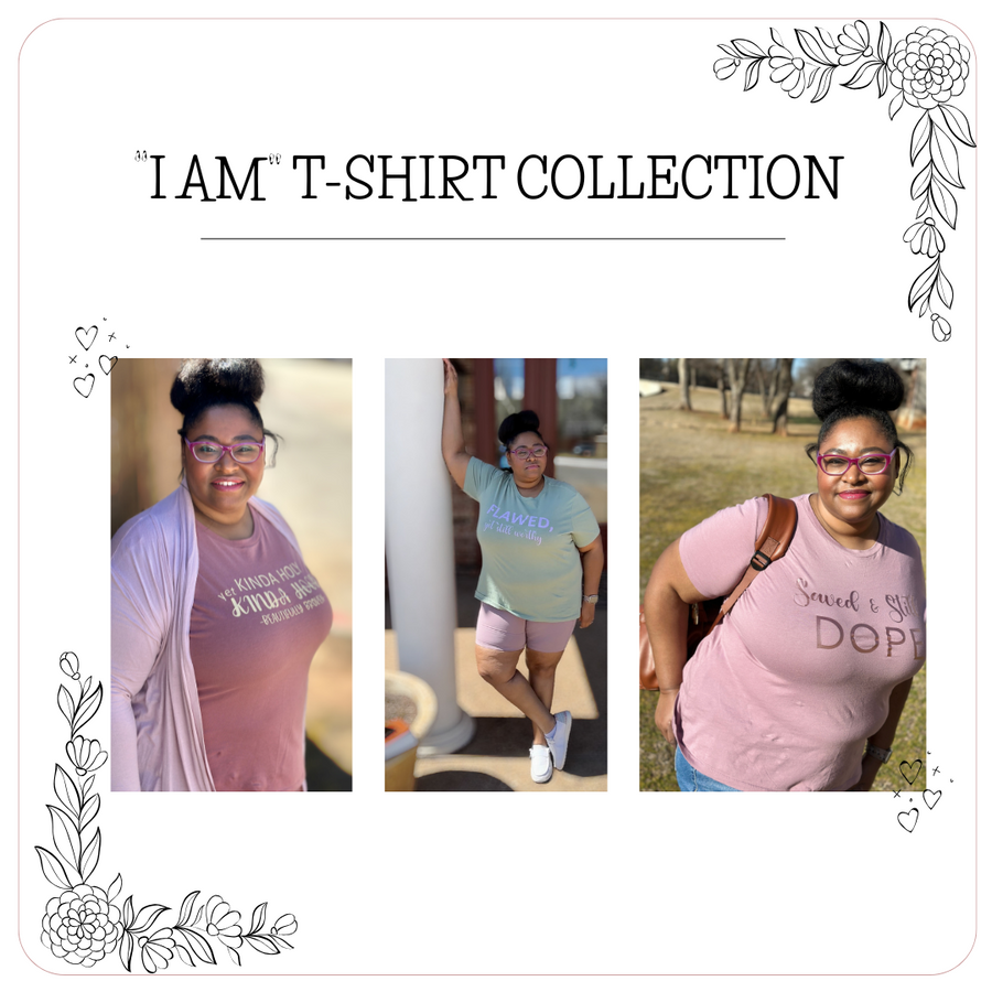 I AM FLAWED, DOPE, KINDA HOLY WOMEN'S T- SHIRTS